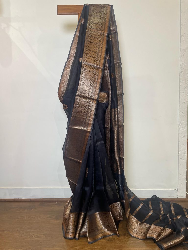 SILK ORGANZA BANARASI SAREE