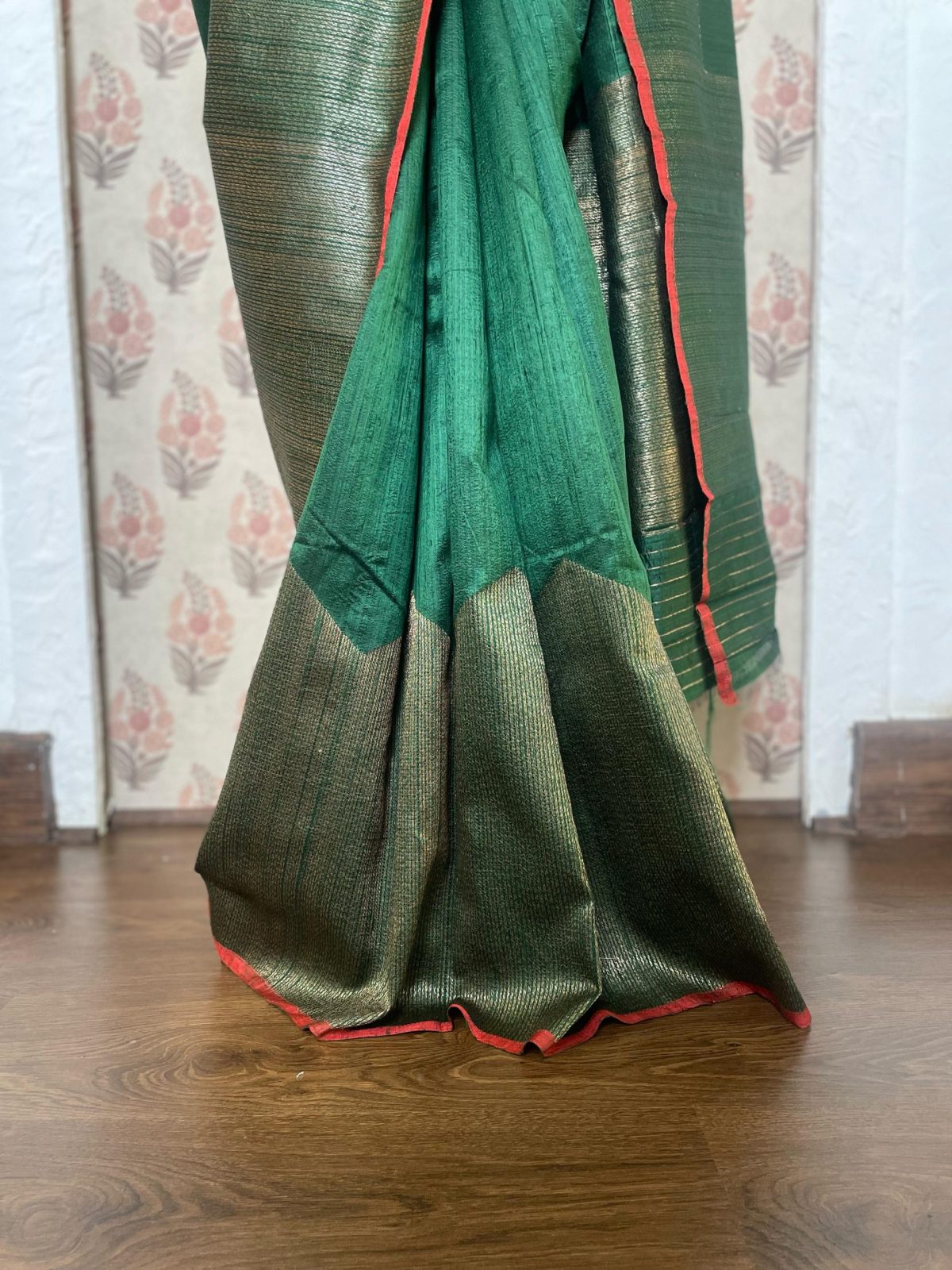 TUSSAR RAW SILK SAREE - Image 3