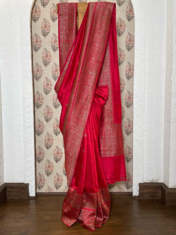 TUSSAR RAW SILK SAREE