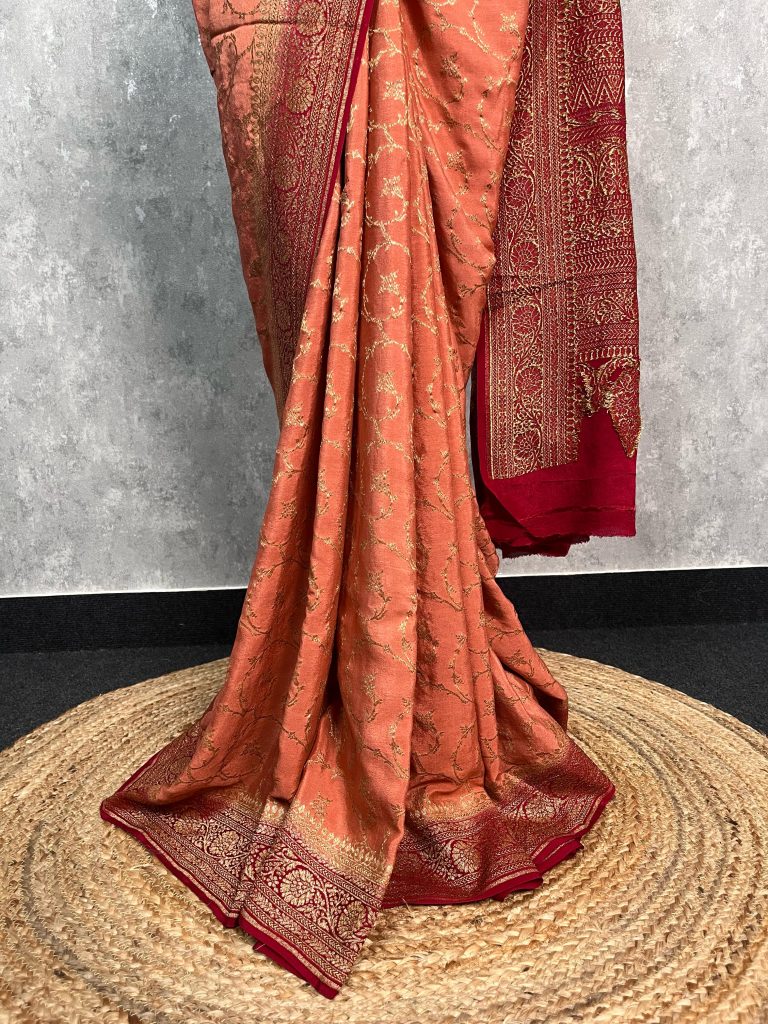 PURE CREPE SILK BANARASI SAREE - Image 2