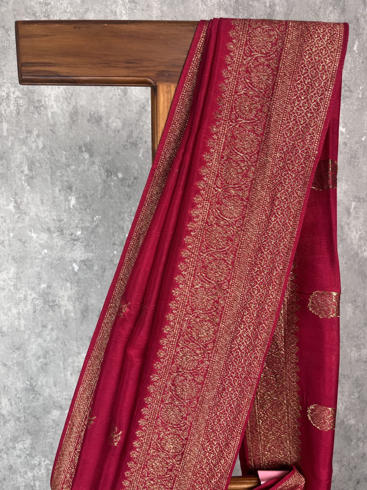SEMI TUSSAR RAW SILK BANARASI SAREE - Image 3