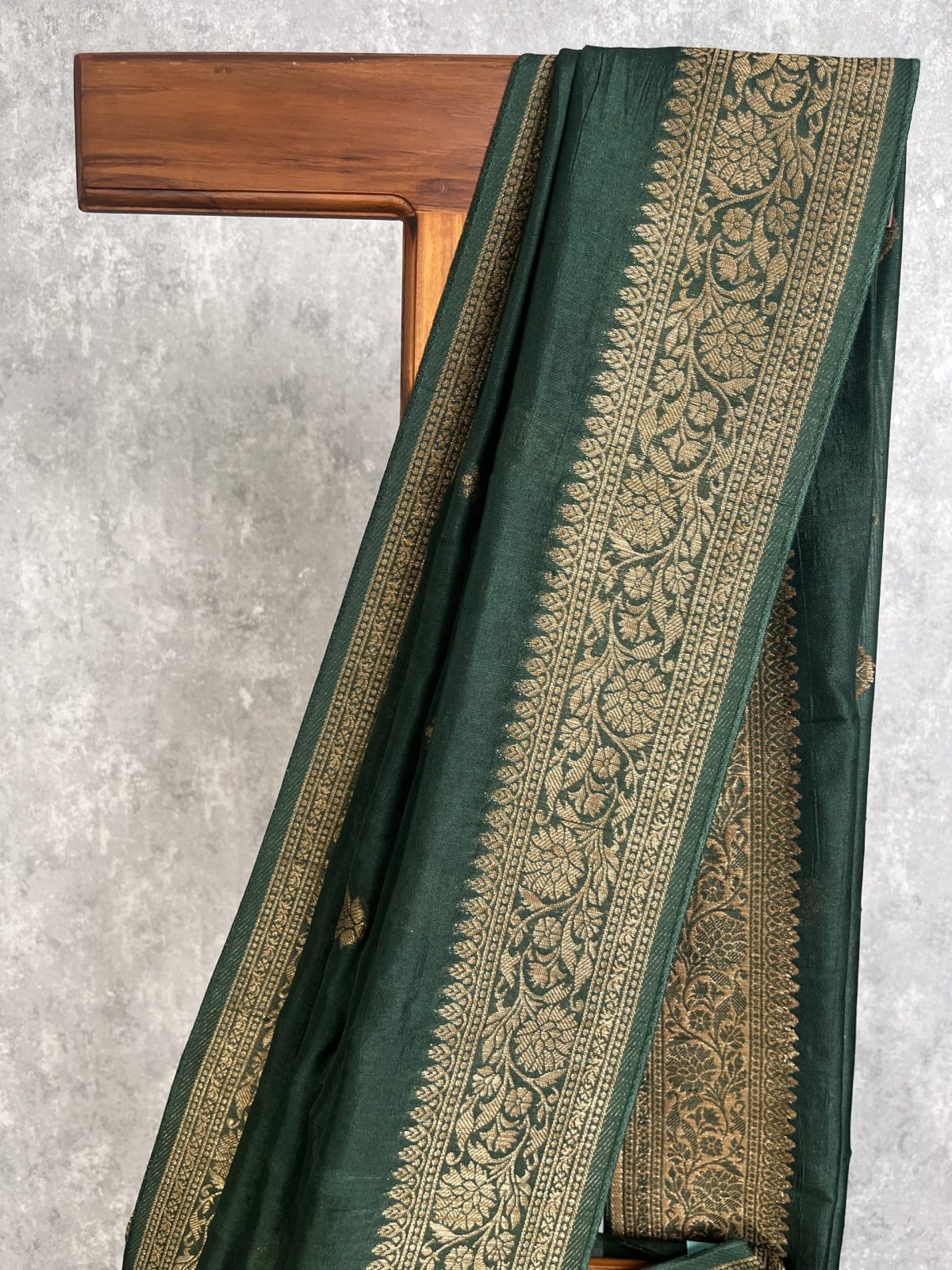 SEMI TUSSAR RAW SILK BANARASI SAREE - Image 2