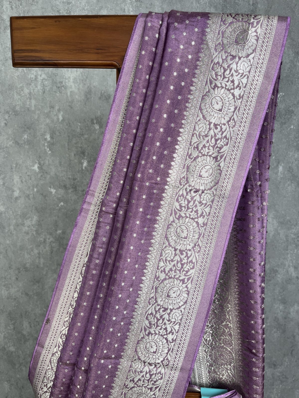 VISCOSE TISSUE GEORGETTE BANARASI SAREE - Image 2