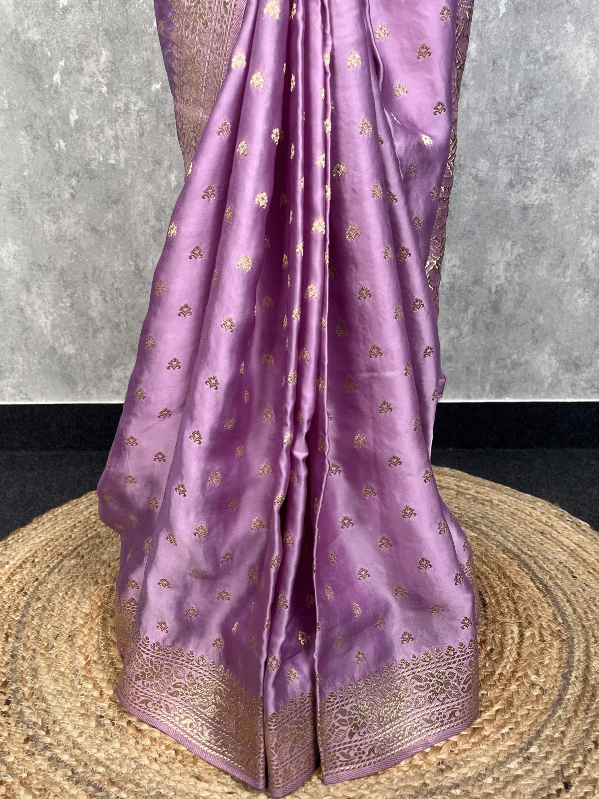 SATIN SILK BANARASI SAREE - Image 3