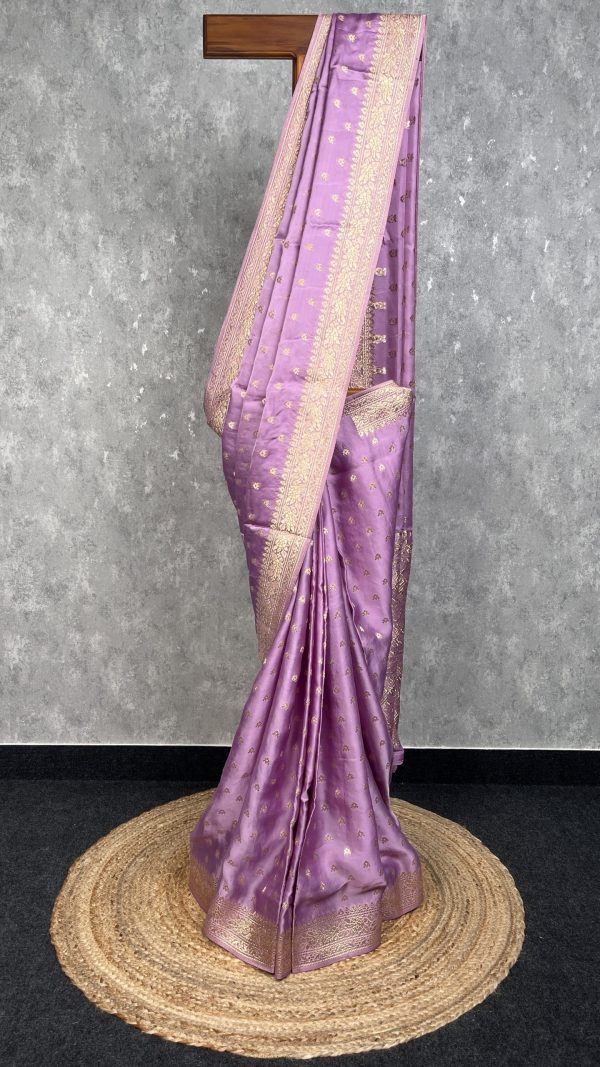 SATIN SILK BANARASI SAREE