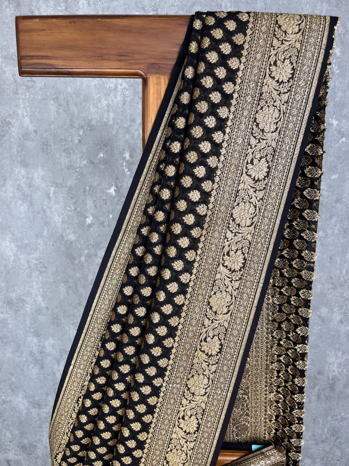 KHADDI GEORGETTE BANARASI SAREE - Image 2