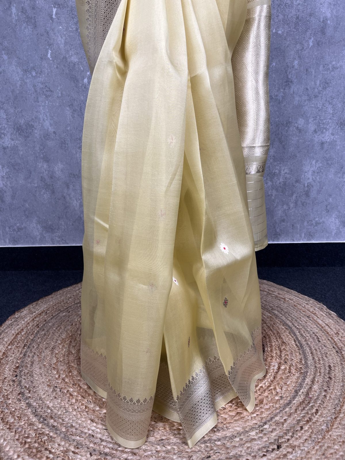 SILK ORGANZA BANARASI SAREE - Image 3