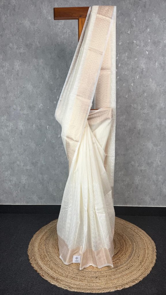 SEMI KOTA EMBROIDERY BANARASI SAREE