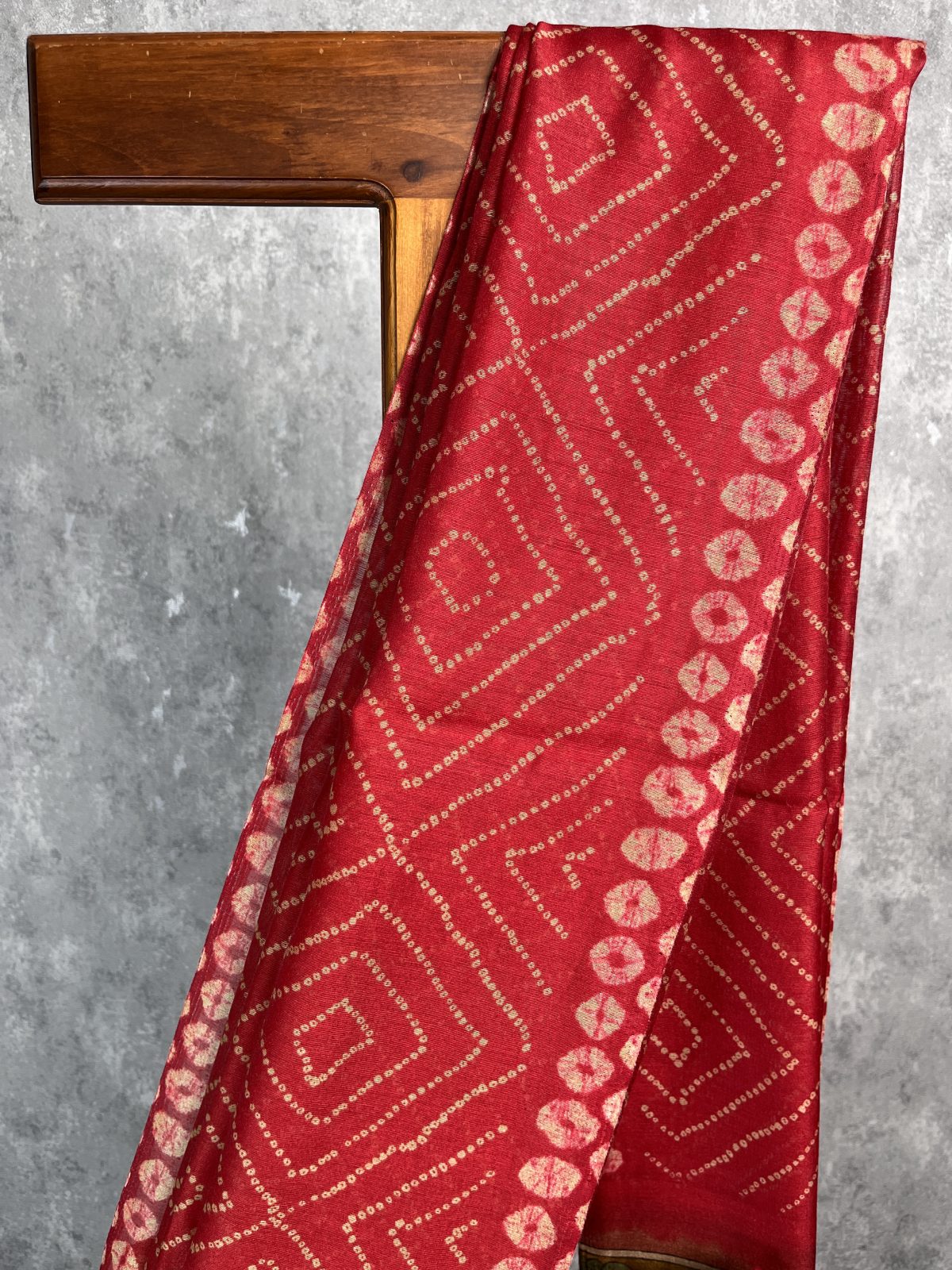 SEMI LINEN PRINTED SAREE - Image 2