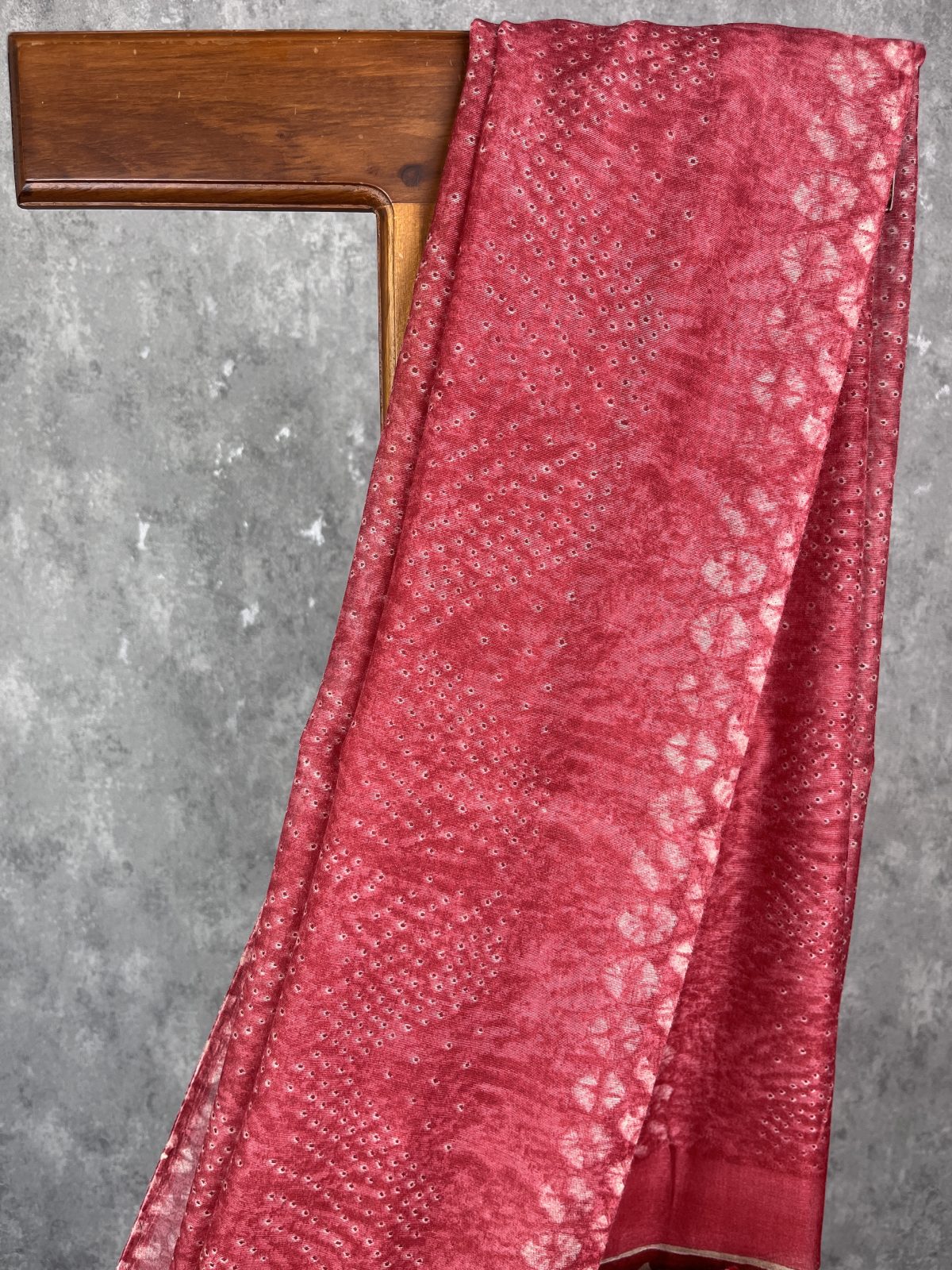 SEMI LINEN PRINTED SAREE - Image 2