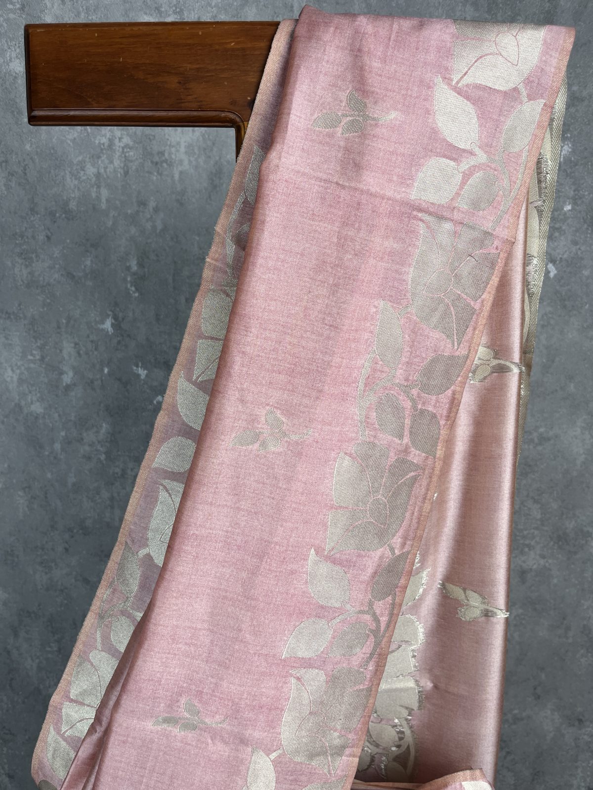 SEMI TUSSAR SILK WEAVING BANARASI SAREE - Image 2