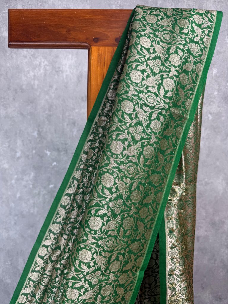 ORGANZA WATER ZARI BROCADE BANARASI SAREE - Image 2