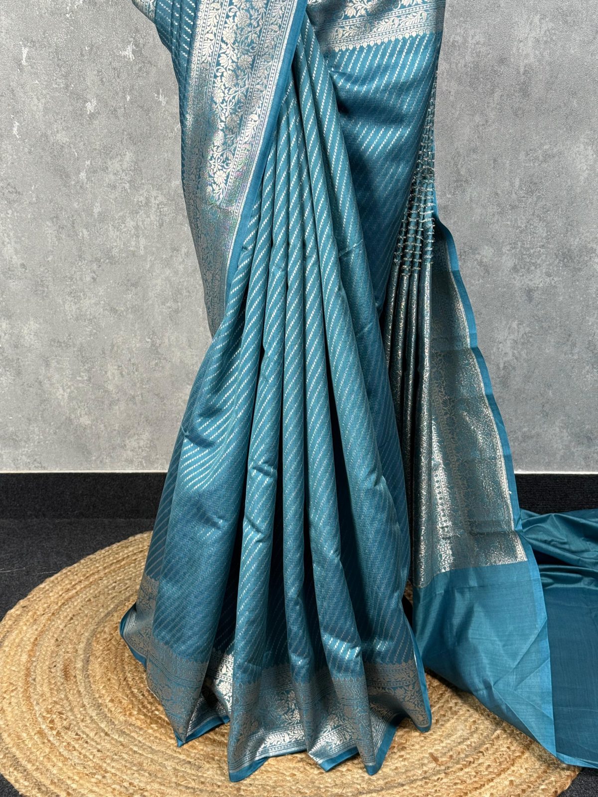 SOFT KATAN SILK BANARASI SAREE - Image 3