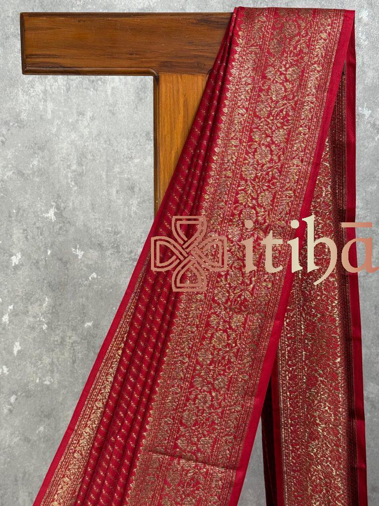 SOFT KATAN SILK BANARASI SAREE - Image 2