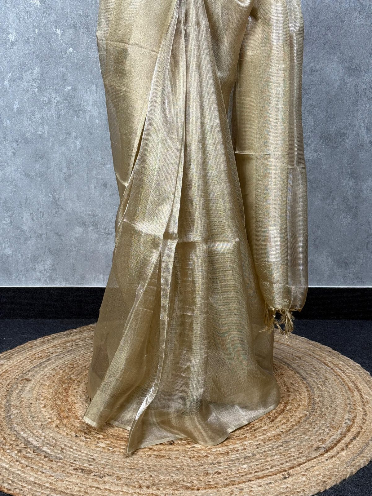 TUSSAR TISSUE SAREE - Image 3