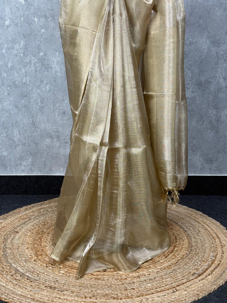TUSSAR TISSUE SAREE - Image 3