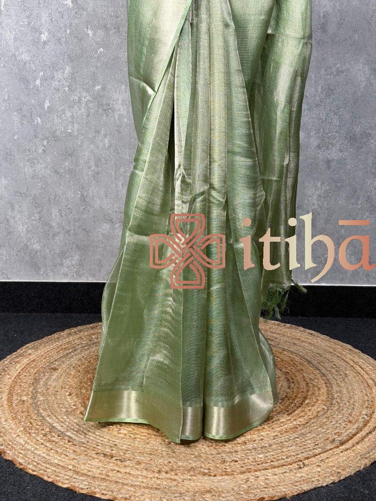 TUSSAR TISSUE SAREE - Image 3