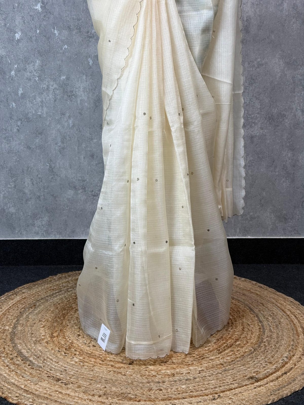 TUSSAR KOTA EMBROIDERY SAREE - Image 3