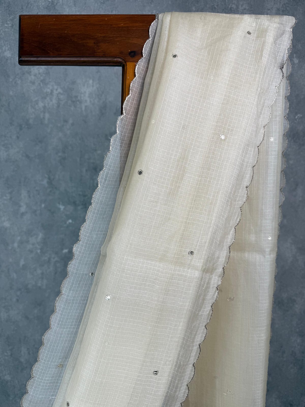 TUSSAR KOTA EMBROIDERY SAREE - Image 2