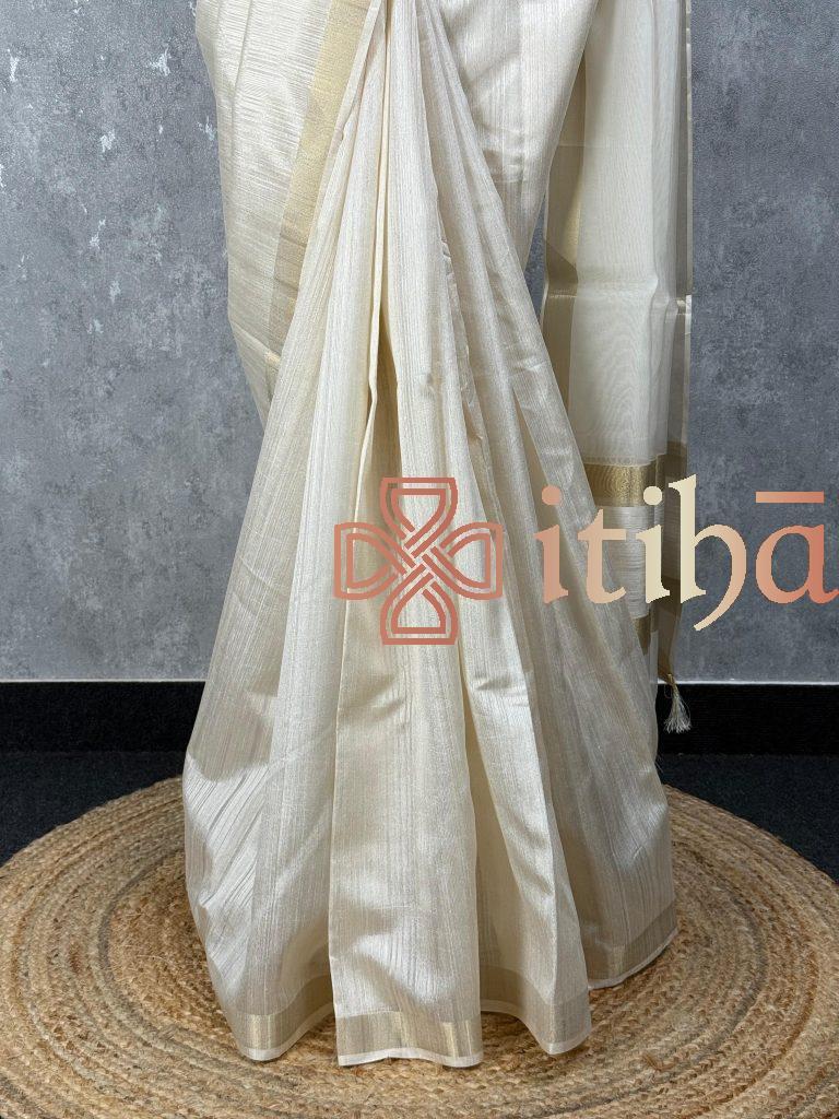 SEMI TUSSAR SILK SAREE - Image 3