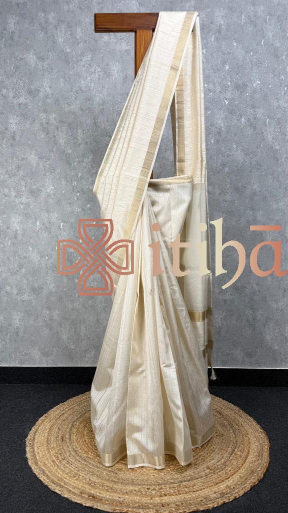 SEMI TUSSAR SILK SAREE