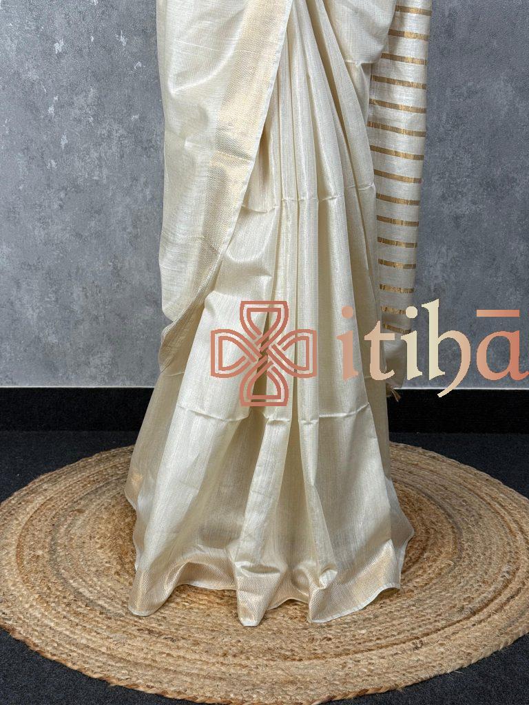 SEMI TUSSAR SILK SAREE - Image 3