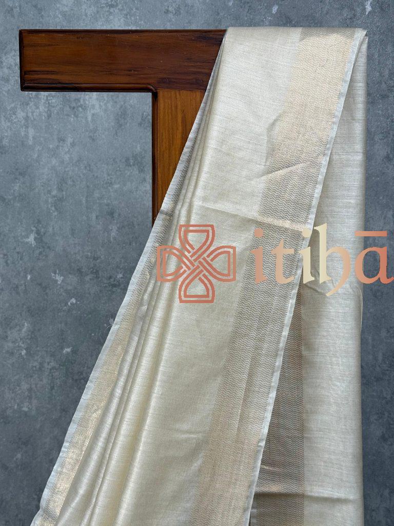 SEMI TUSSAR SILK SAREE - Image 2
