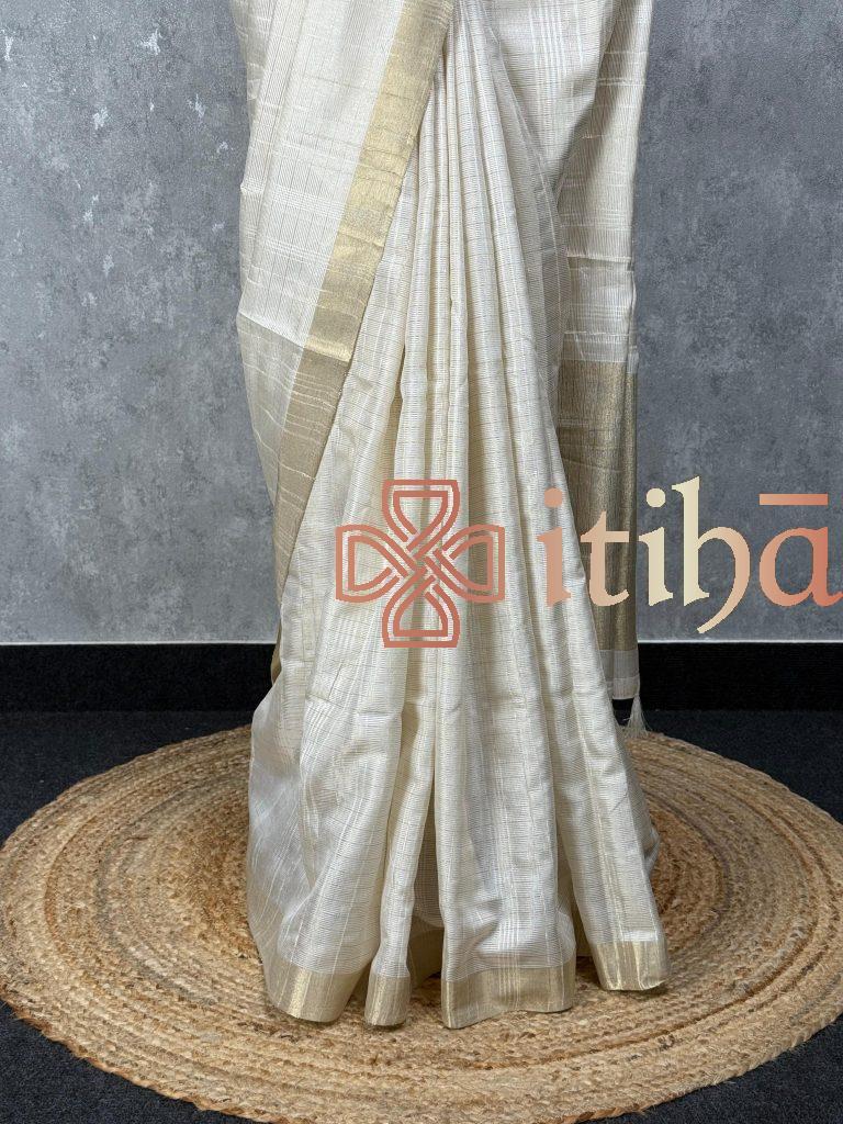 SEMI TUSSAR SILK SAREE - Image 3