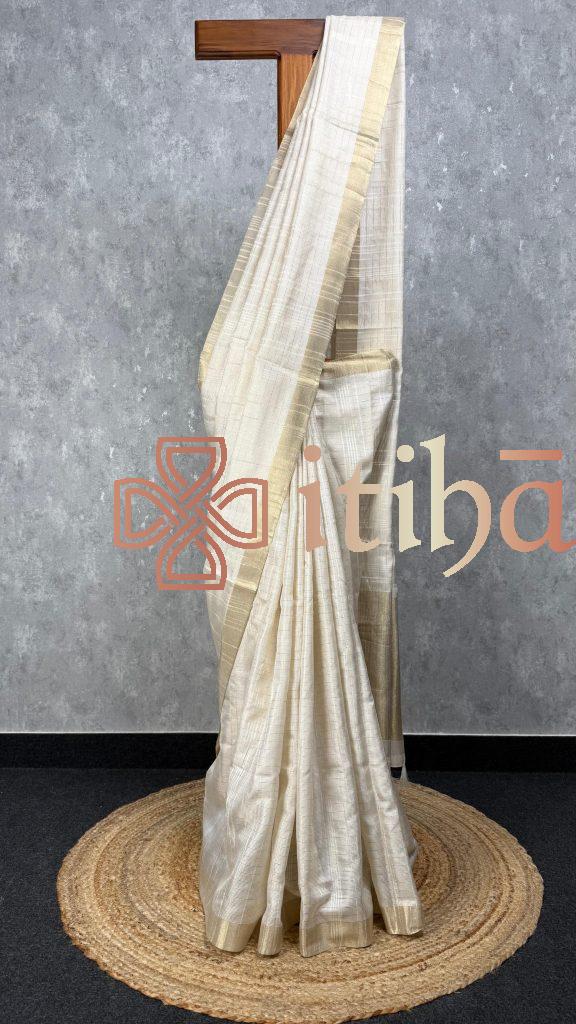 SEMI TUSSAR SILK SAREE