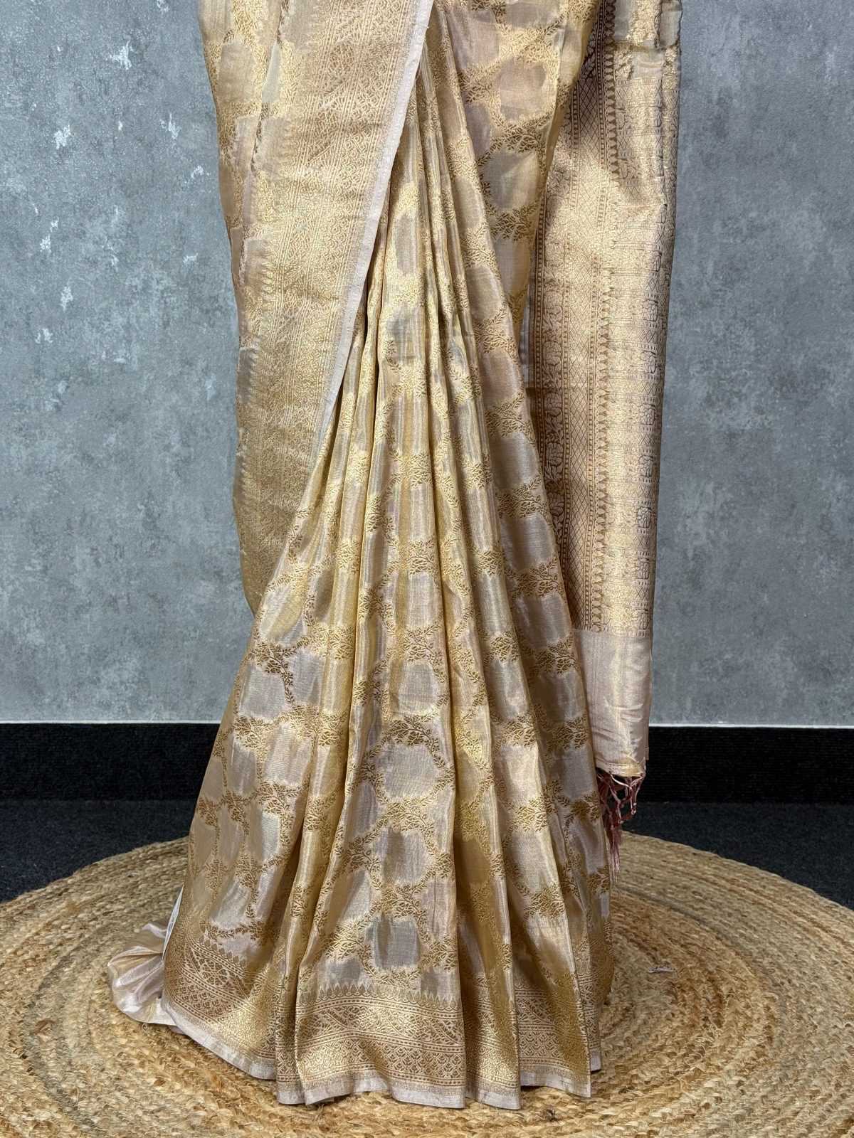 TISSUE ORGANZA BANARASI SAREE - Image 3