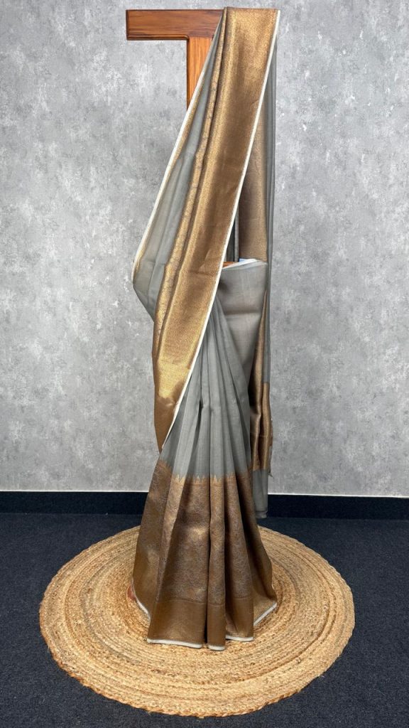 SILK ORGANZA BANARASI SAREE