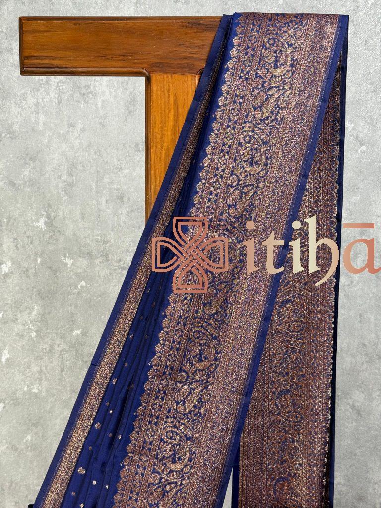 SOFT KATAN SILK BANARASI SAREE - Image 2