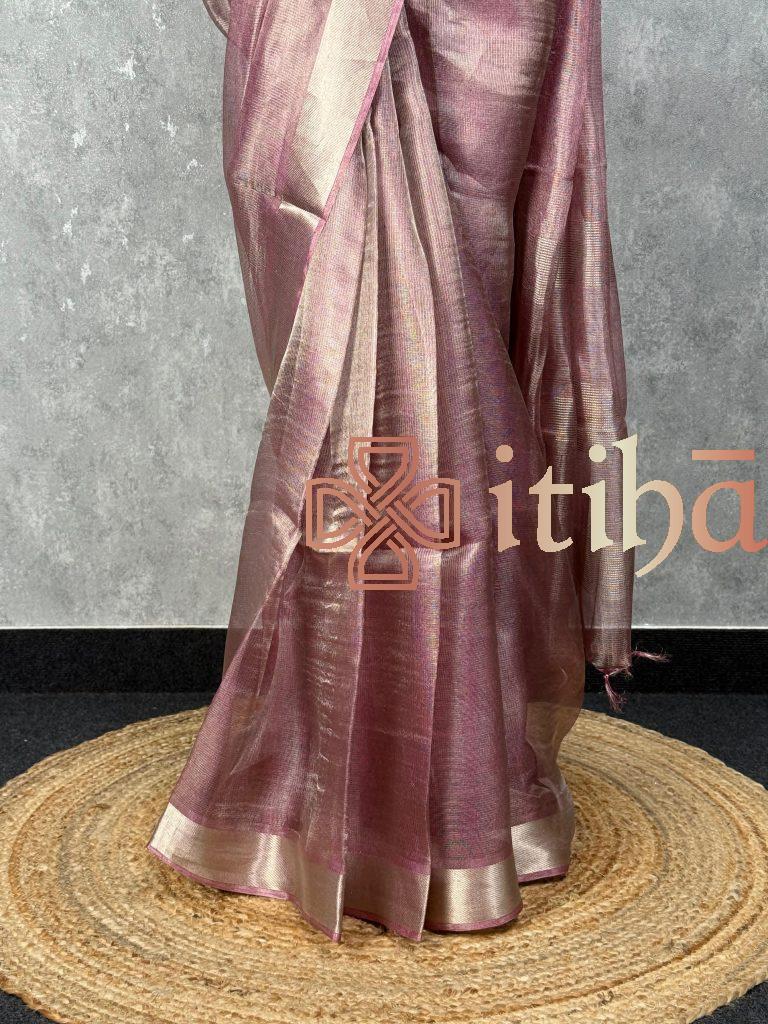 TUSSAR TISSUE SAREE - Image 3