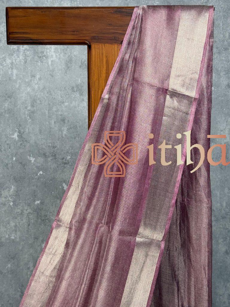 TUSSAR TISSUE SAREE - Image 2