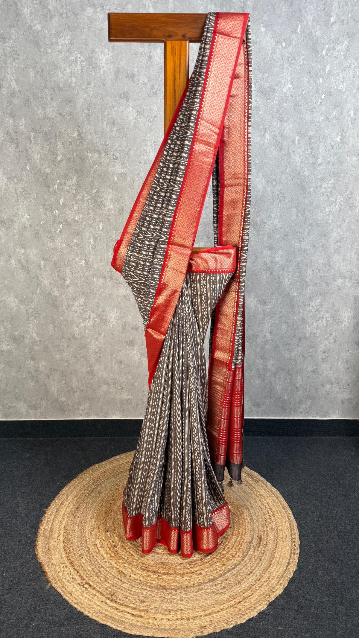 ASSAM SILK PRINTED BANARASI SAREE