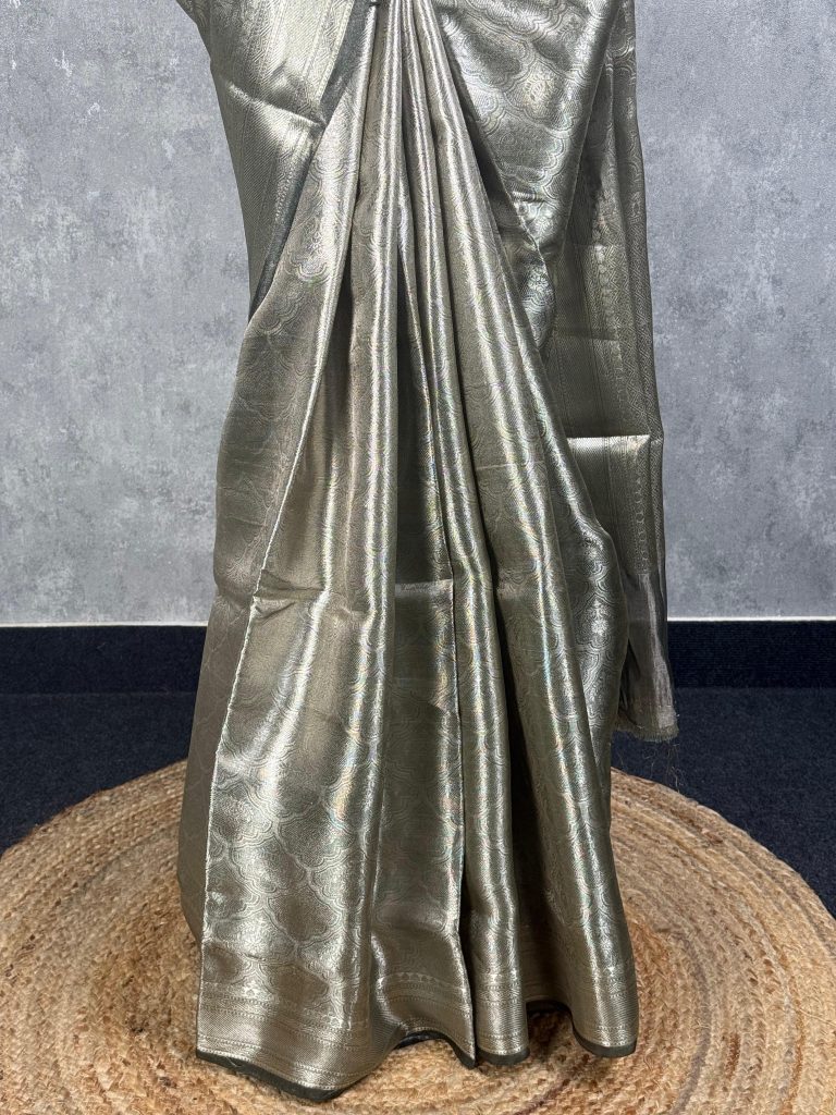 TISSUE SILK BANARASI SAREE - Image 3