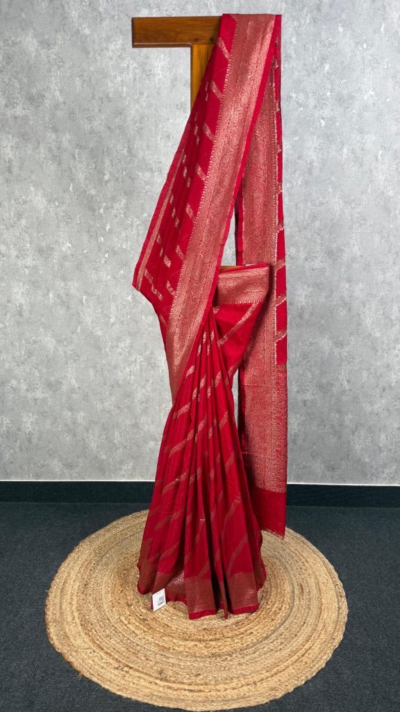 SEMI GEORGETTE BANARASI SAREE