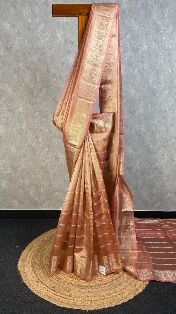 SEMI TISSUE ORGANZA BANARASI SAREE