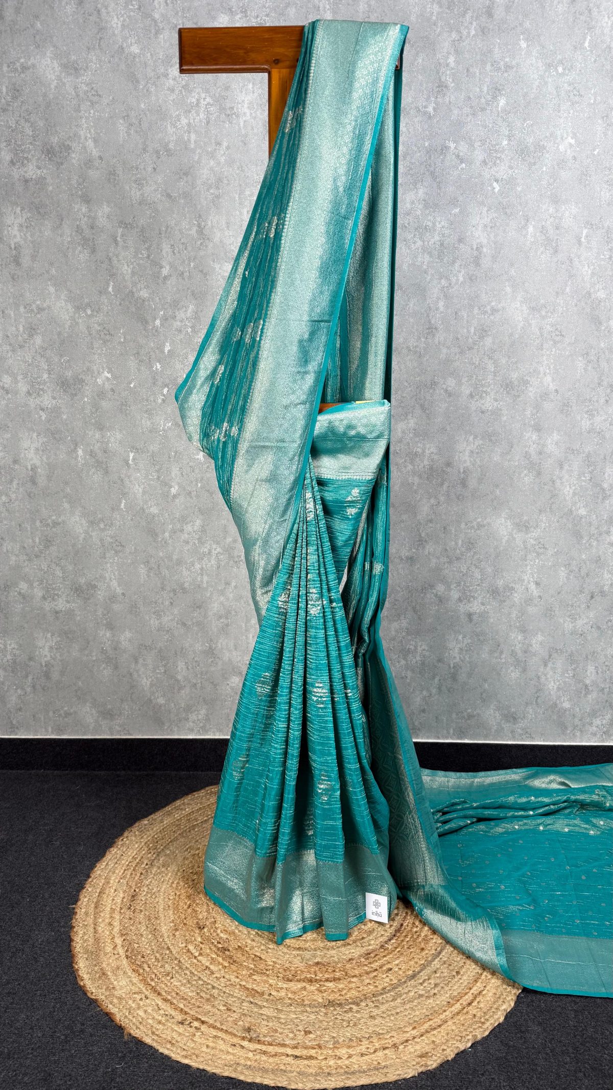 CRUSHED TISSUE SILK BANARASI SAREE