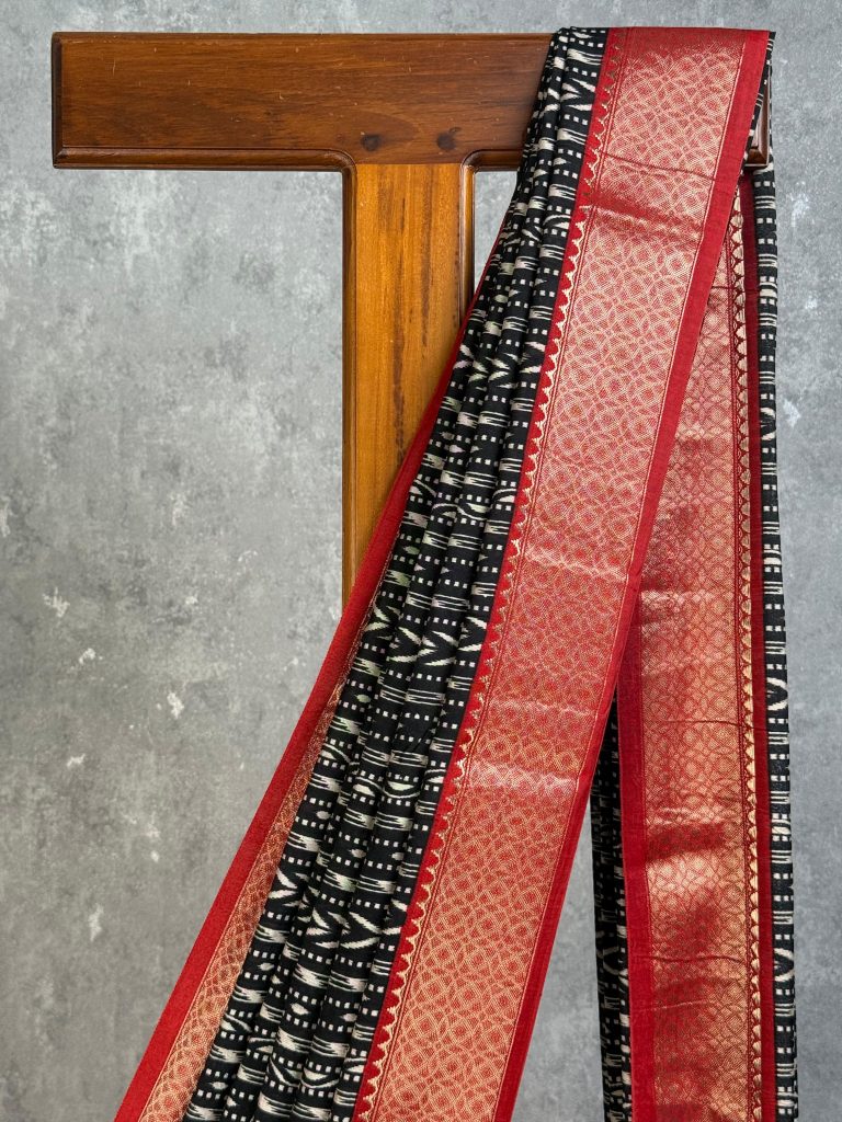 ASSAM SILK PRINTED BANARASI SAREE - Image 2