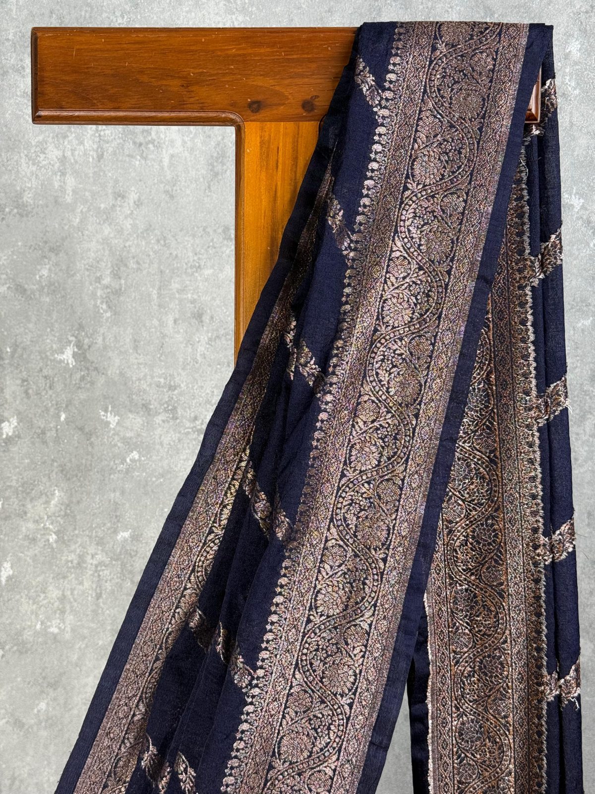 SEMI GEORGETTE BANARASI SAREE - Image 2