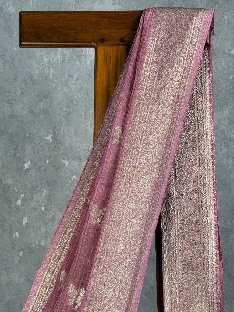TISSUE GEORGETTE  BANARASI SAREE - Image 2