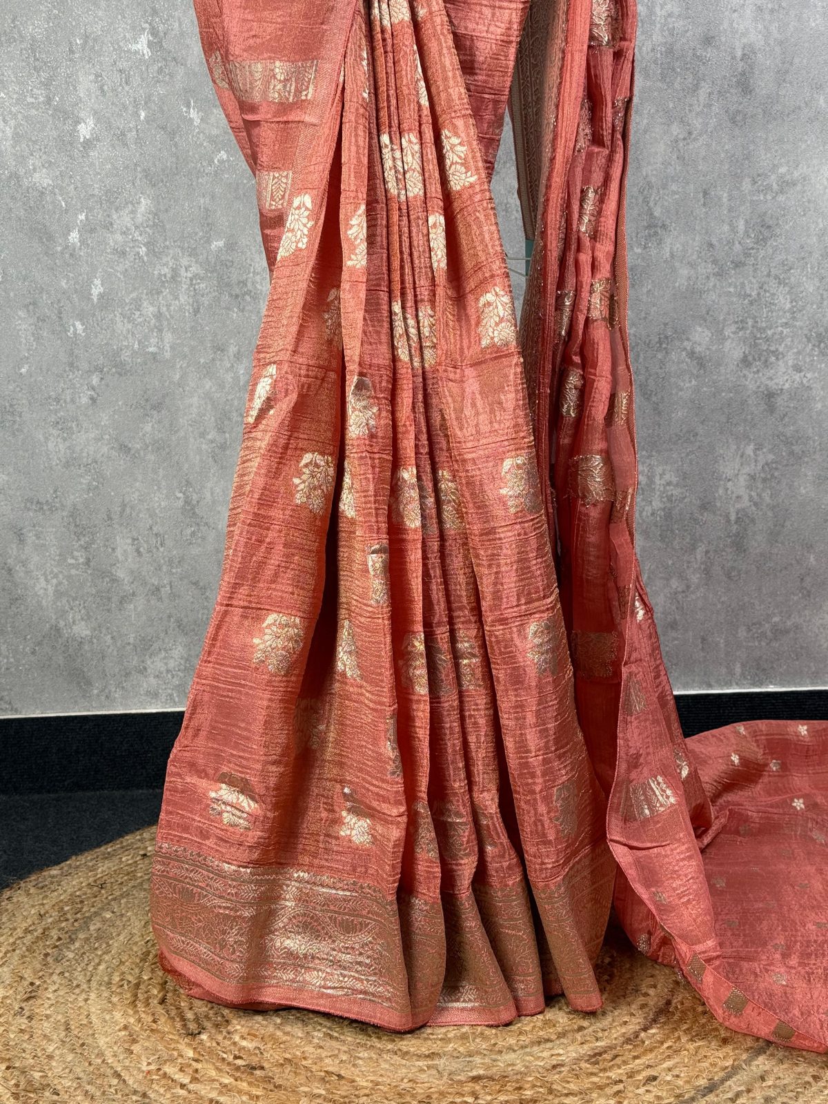 TISSUE GEORGETTE BANARASI SAREE - Image 3