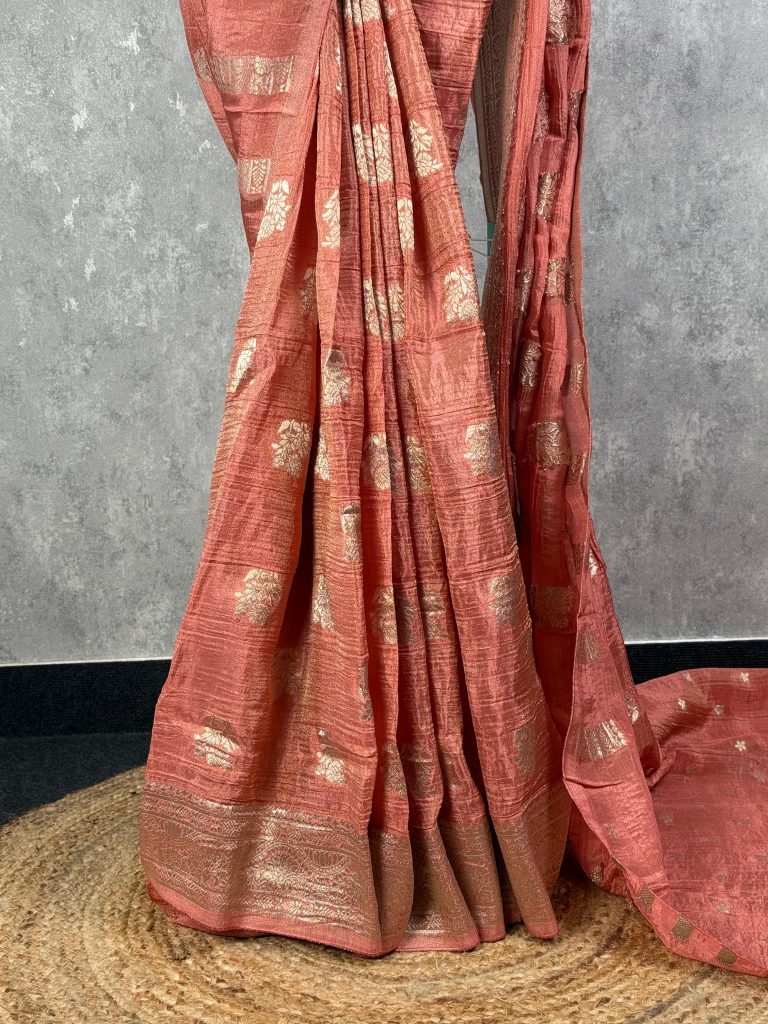 TISSUE GEORGETTE BANARASI SAREE - Image 3