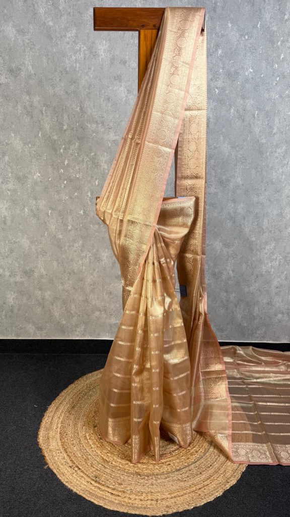 SEMI TISSUE ORGANZA BANARASI SAREE