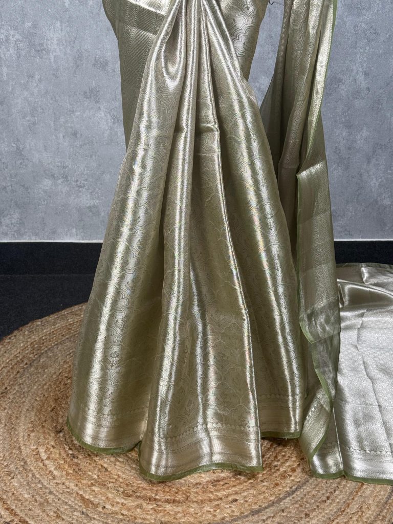 TISSUE SILK BANARASI SAREE - Image 3