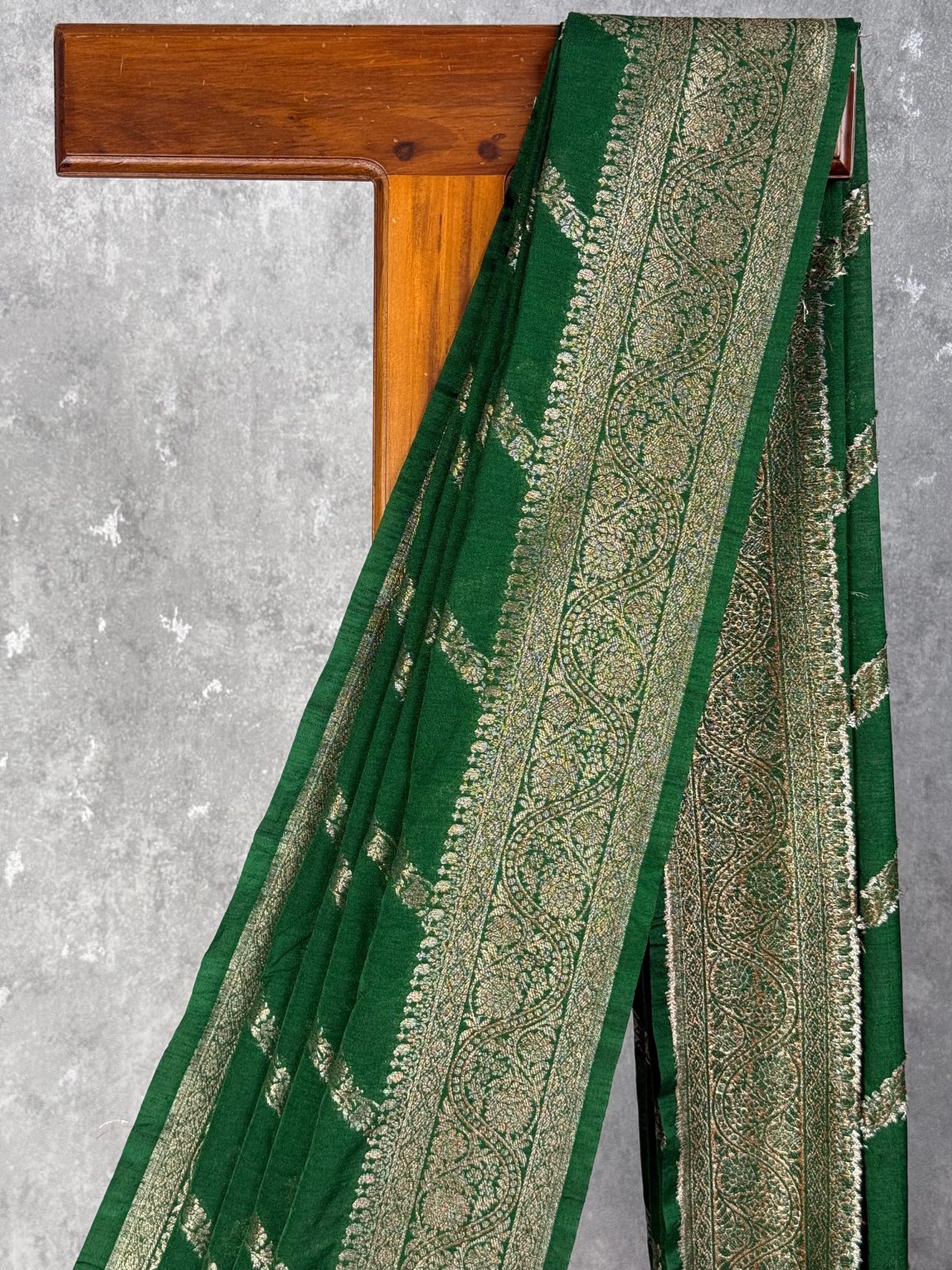 SEMI GEORGETTE BANARASI SAREE - Image 2