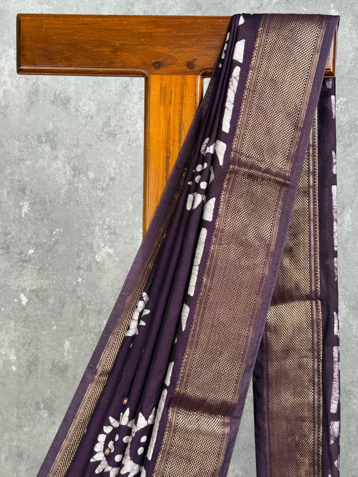 ASSAM SILK PRINTED BANARASI SAREE - Image 2