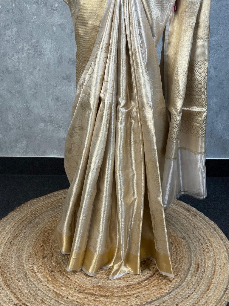 TISSUE SILK BANARASI SAREE - Image 3
