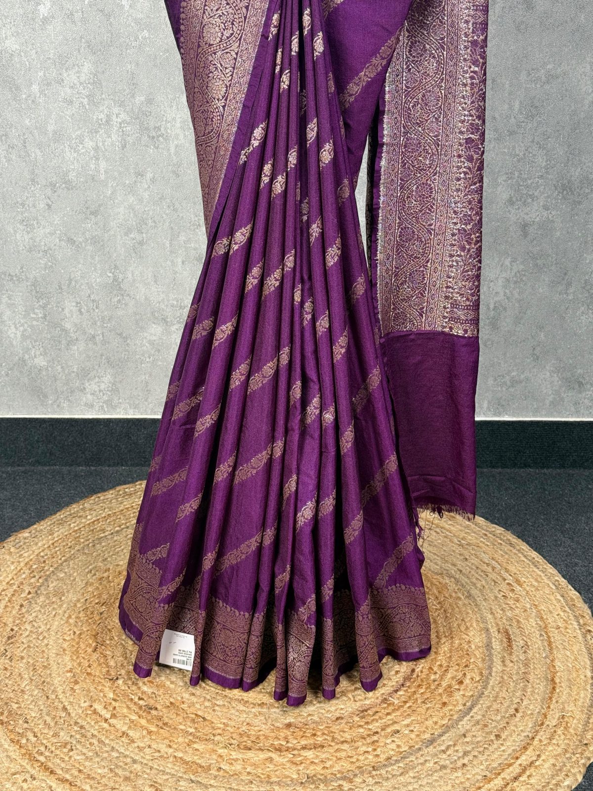 SEMI GEORGETTE BANARASI SAREE - Image 3